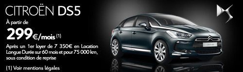 Offre Citroën DS5 Avril 2012