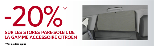 Promo store pare soleil juillet août 2012